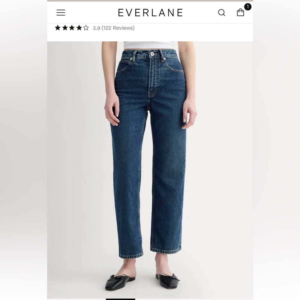 Everlane Way High Jeans size 28